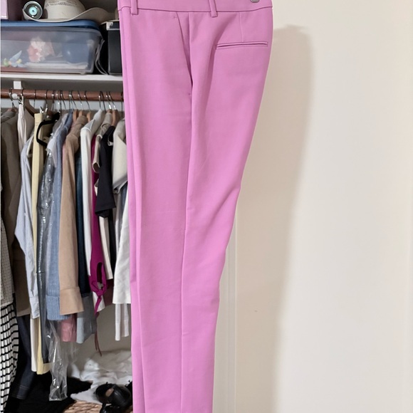 Ann Taylor The Eva Bright Pink Dress Pants - Picture 2 of 3